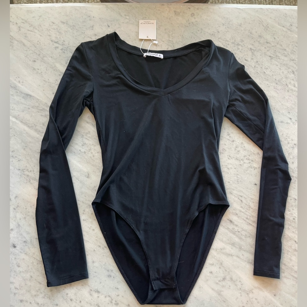 Mango Black Bodysuit